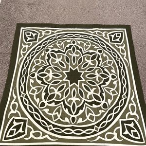 Handmade quilted cushion cover